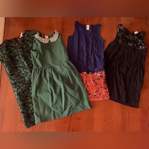 Crewcuts Girls size 12 lot of four dresses